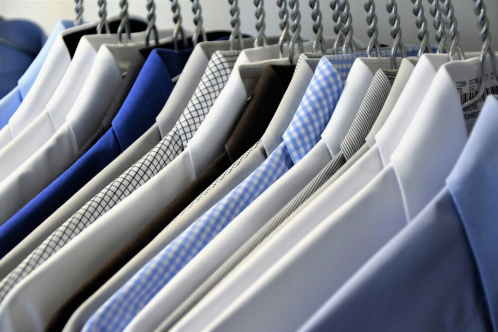 Crisp, clean shirts ready for delivery in Market Deeping, Deeping St James, Crowland and Spalding.
